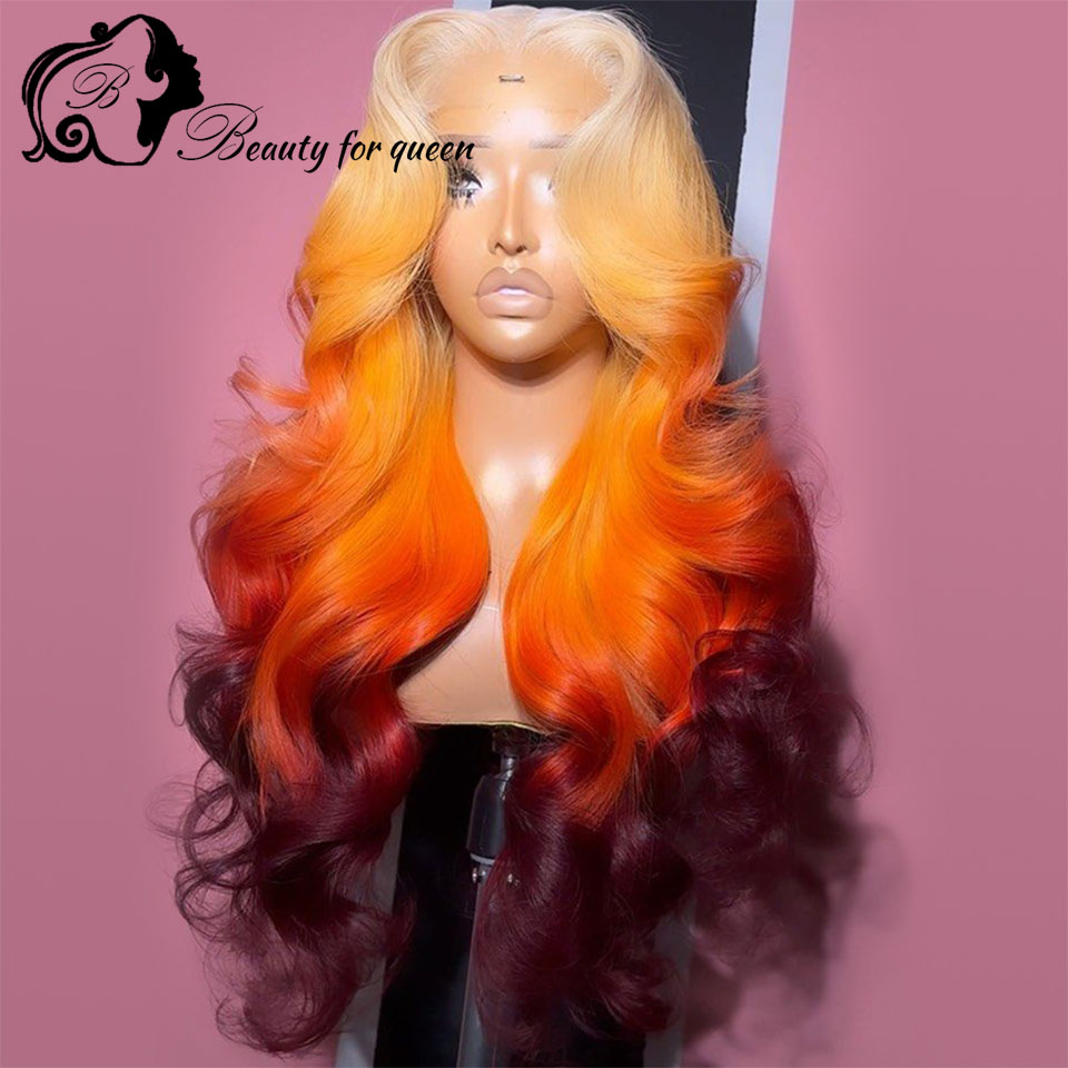 613 Blonde Body Wave Lace Front Wig - Кружевные прямые парики без клея для