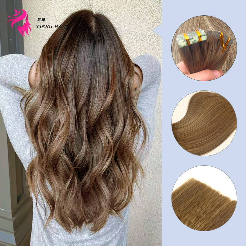 Invisible Tape In Extensions Real Hair - Ленточное наращивание волос из натуральных человеческих