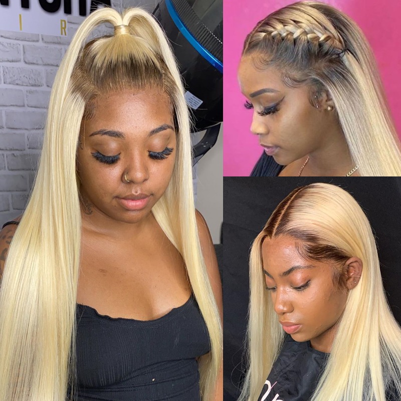 1B 613 Парик из натуральных во – обзор и цена 613 Blonde Body Wave Lace Front Wig