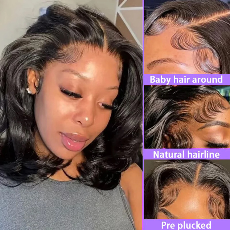 Короткий парик-боб из натураль – обзор и цена Glueless Wear And Go Human Hair Wig