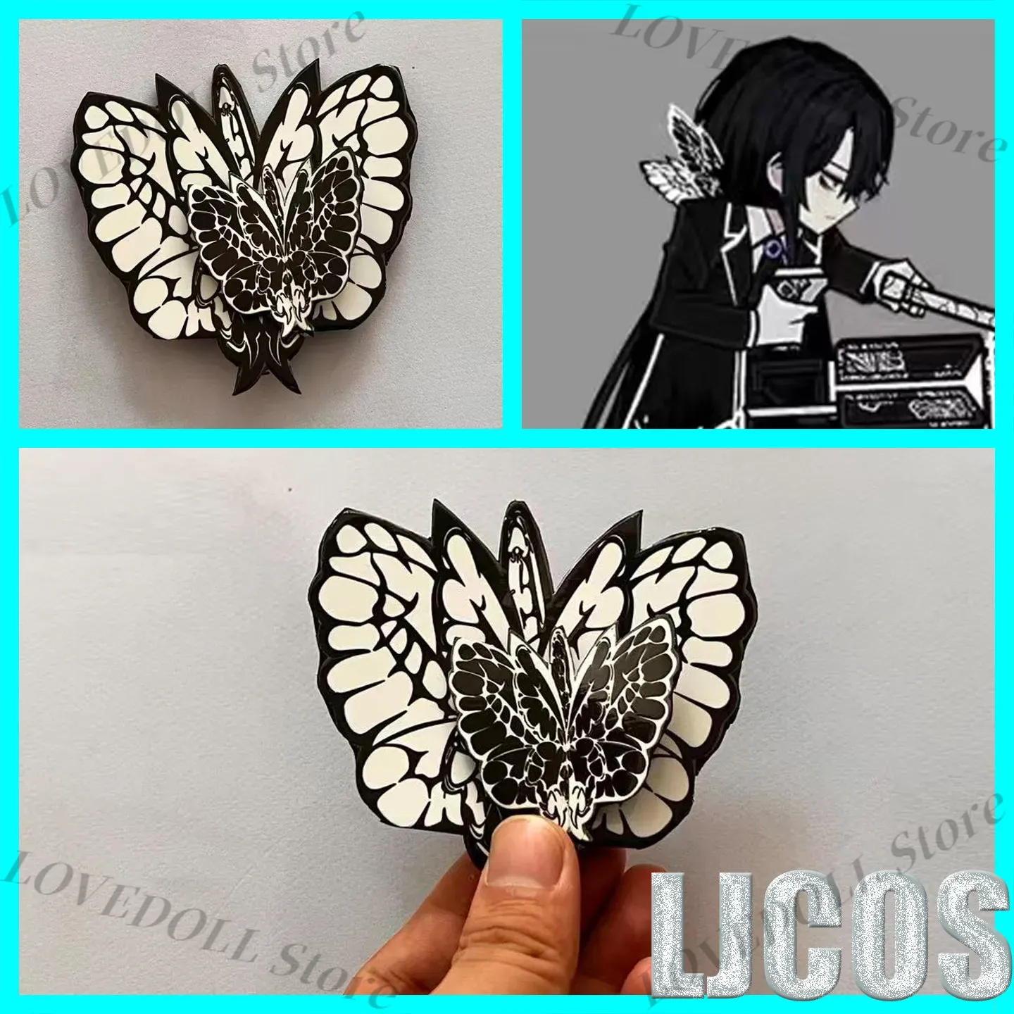 Аниме Limbus Company, заколка  – обзор и цена Hair Clips