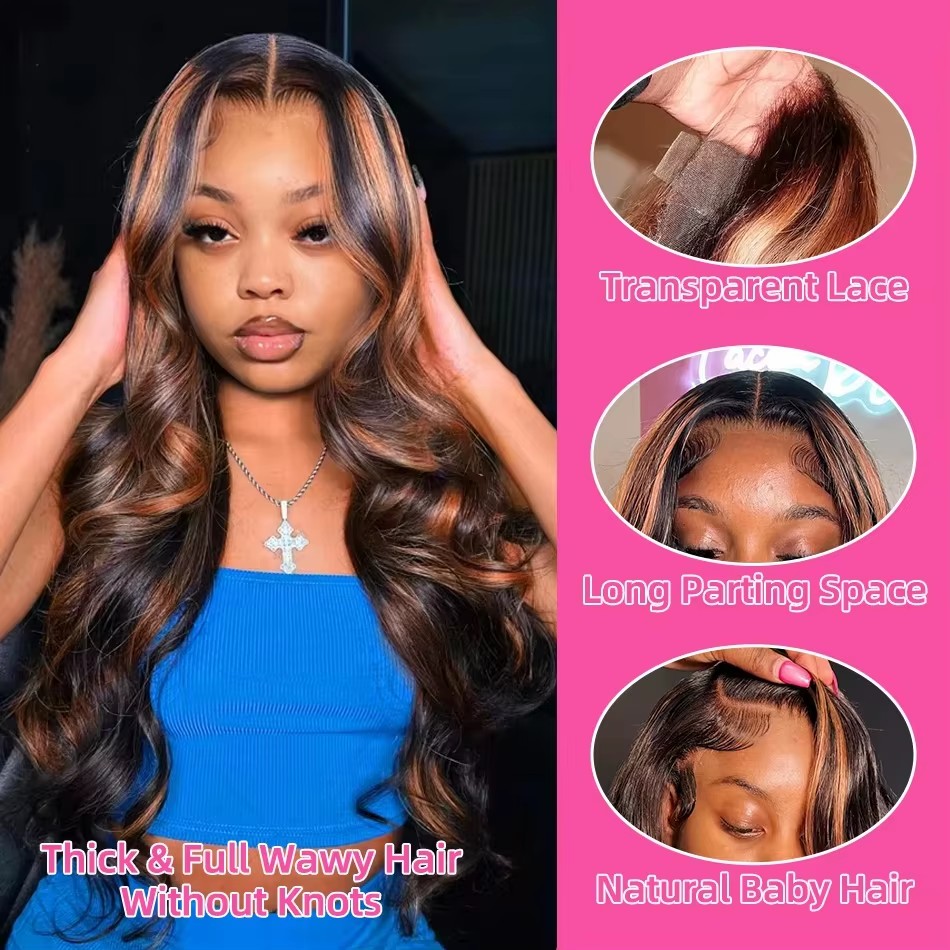Парик с хайлайтами омбре, 13x4 – обзор и цена Human Hair Wigs