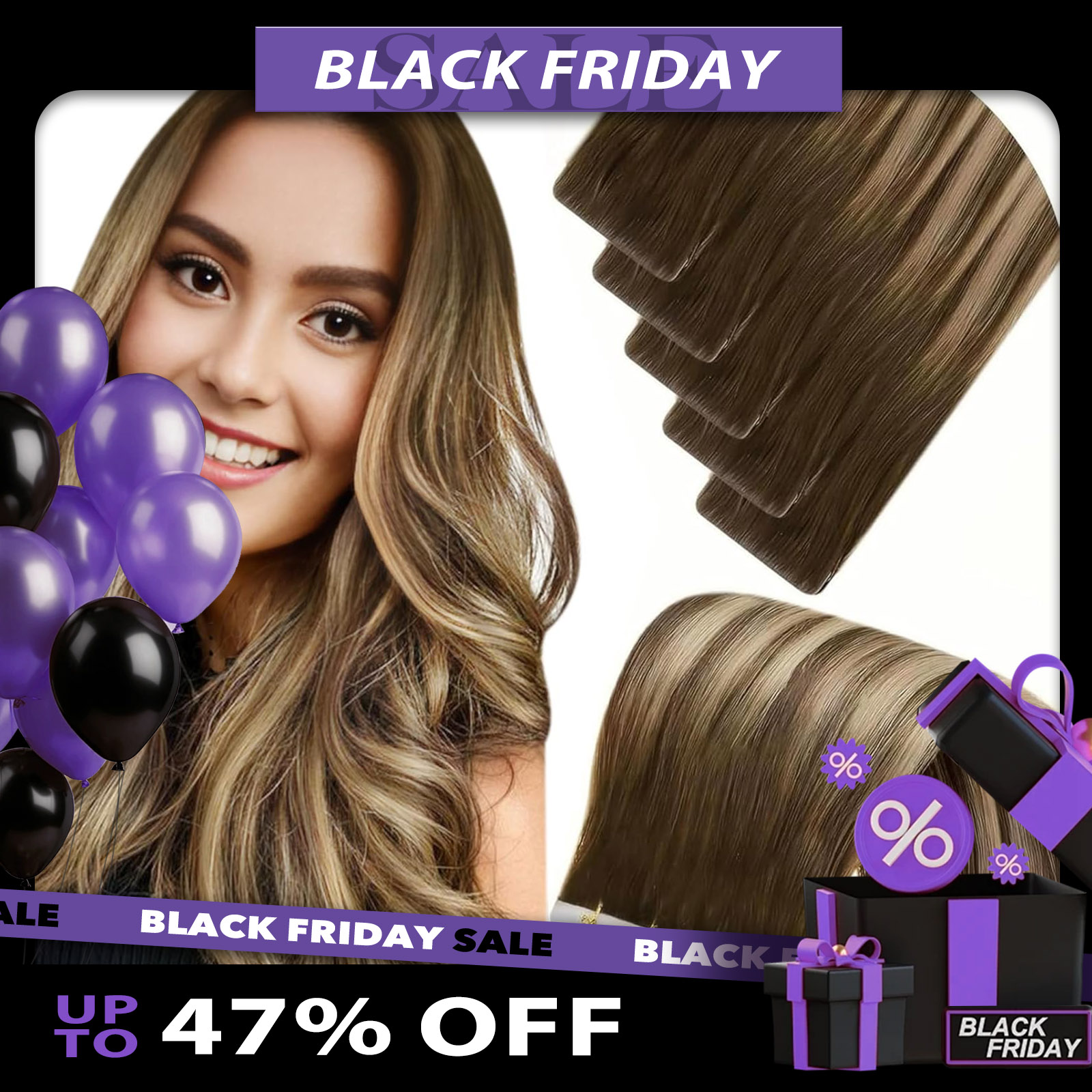 LaaVoo Невидимая лента для нар – обзор и цена Invisible Tape In Extensions Real Hair